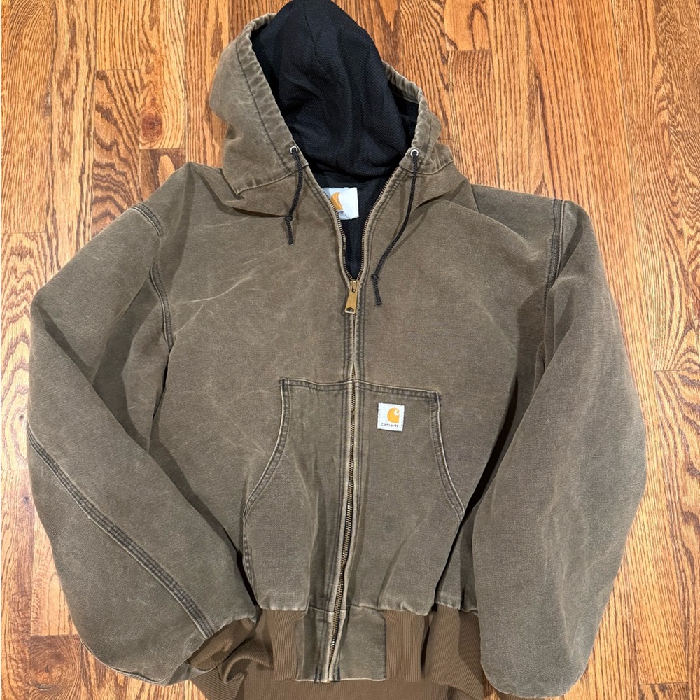 Carhartt Brown Hooded Jacket